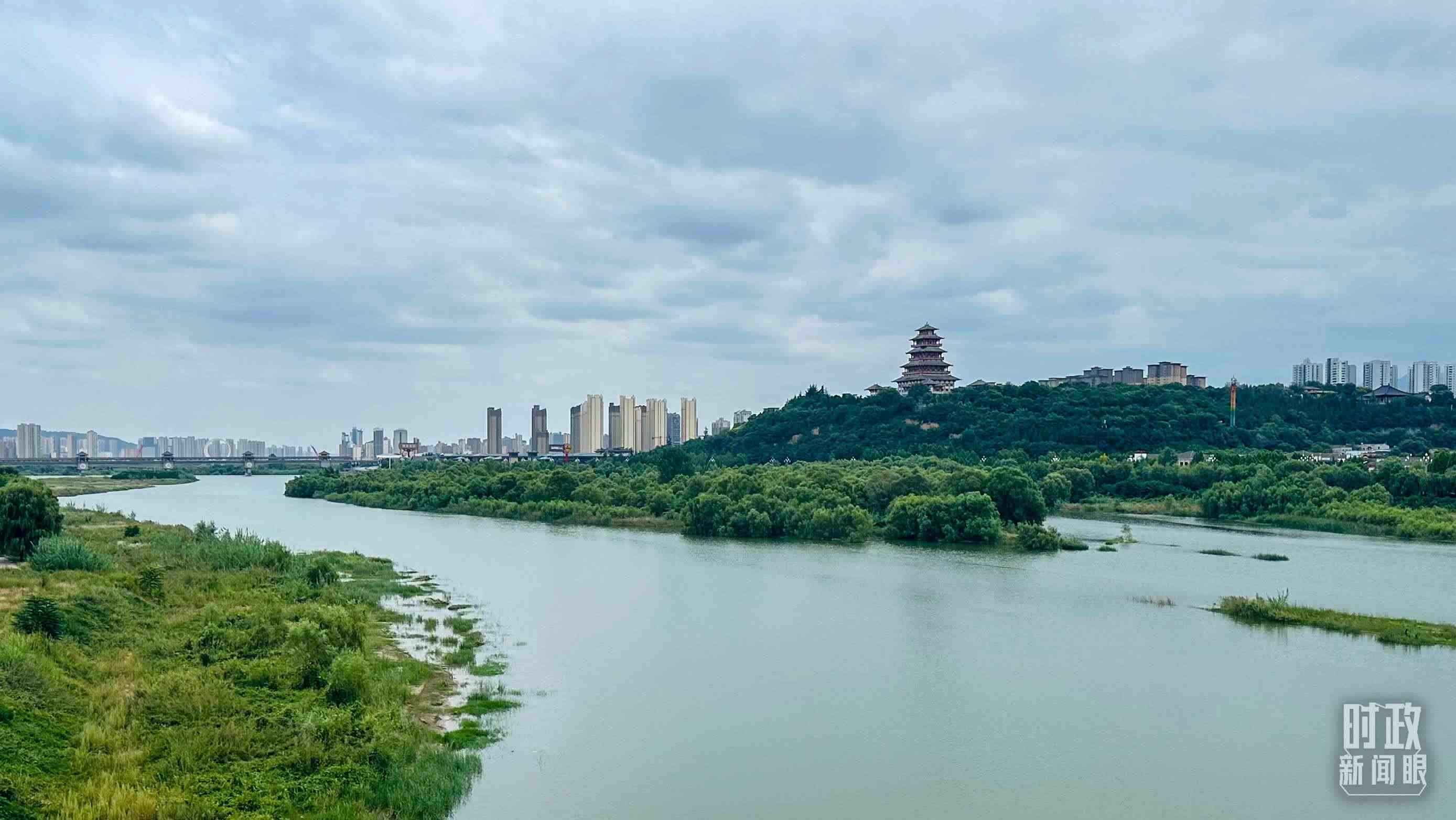 △ 渭河。（總臺央視記者范一鳴拍攝）