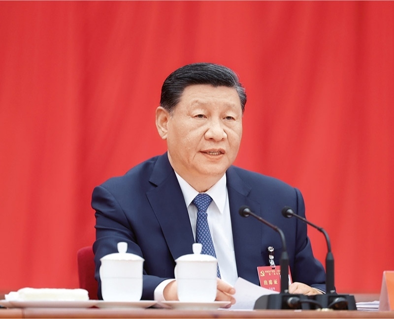 中國共產(chǎn)黨第二十屆中央委員會第三次全體會議，于2024年7月15日至18日在北京舉行。中央委員會總書記習(xí)近平作重要講話。 新華社記者 鞠鵬/攝