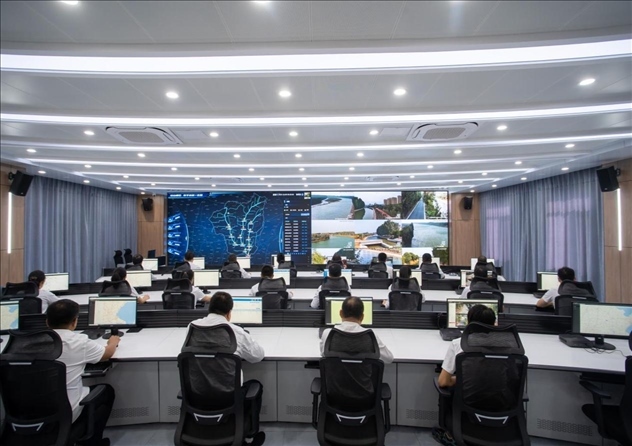 位山灌區(qū)智慧調度中心 。受訪者供圖