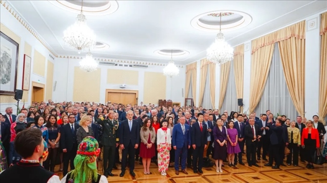 招待會(huì)現(xiàn)場(chǎng)。中國(guó)駐波蘭大使館供圖