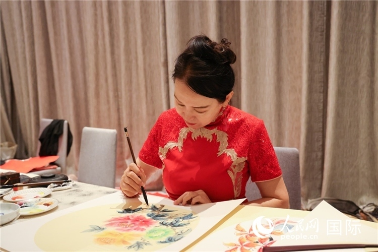 中國(guó)傳統(tǒng)文化展示。人民網(wǎng)記者任皓宇攝