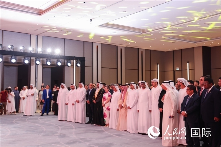 招待會(huì)現(xiàn)場(chǎng)。人民網(wǎng)記者任皓宇攝