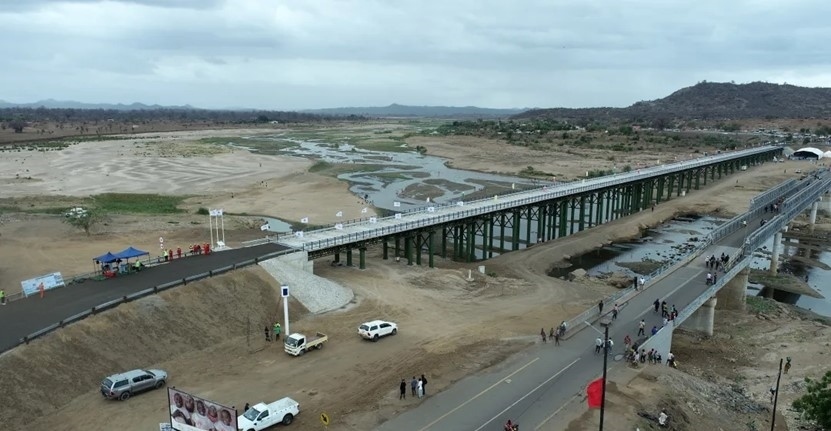 大橋全景。中交二公局第二工程有限公司供圖