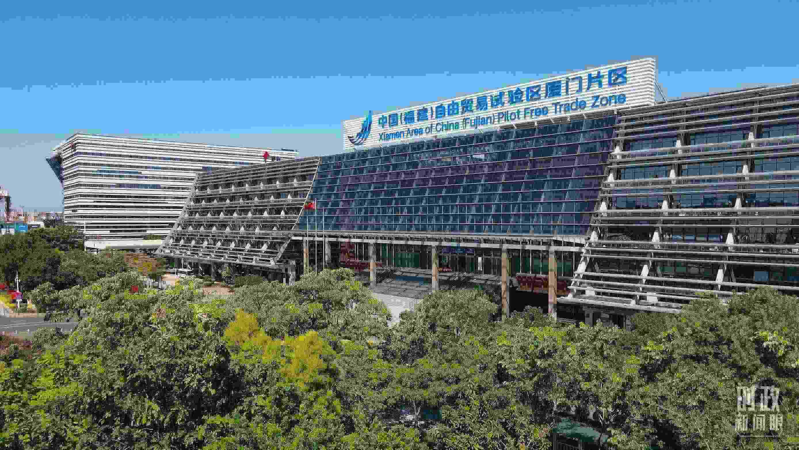 △中國（福建）自由貿易試驗區(qū)廈門片區(qū)。（總臺記者鄭皓拍攝）