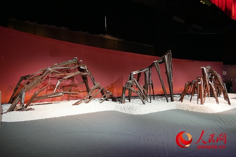 《鑄魂五岳》。人民網記者 韋衍行攝