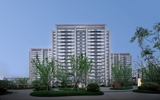 圖為改造后的中鐵臻庭小區(qū)整體外觀。王碩敏 攝