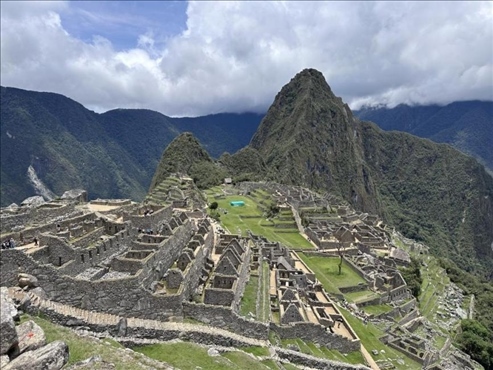 秘魯馬丘比丘古城遺址。本報記者 張朋輝 攝