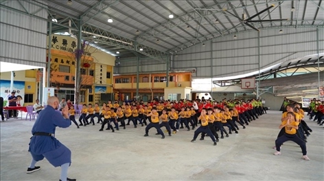 少林武術(shù)教學(xué)。主辦方供圖