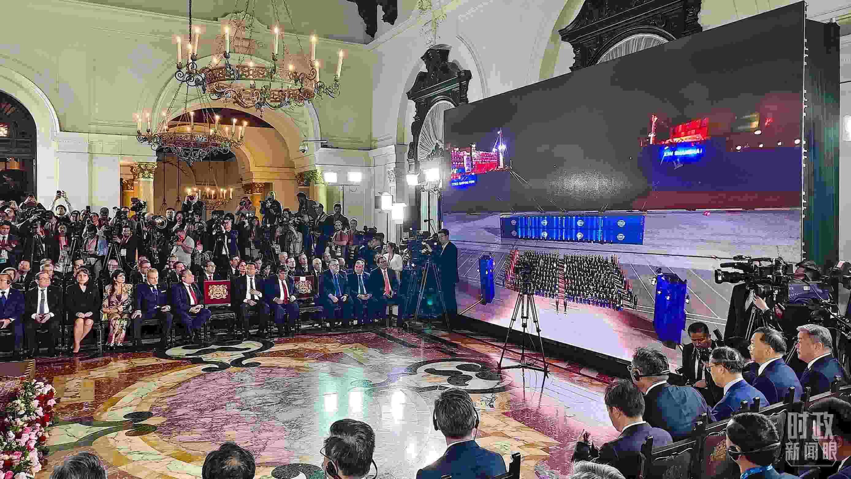 錢(qián)凱港開(kāi)港儀式現(xiàn)場(chǎng)。（總臺(tái)央視記者韓銳拍攝）