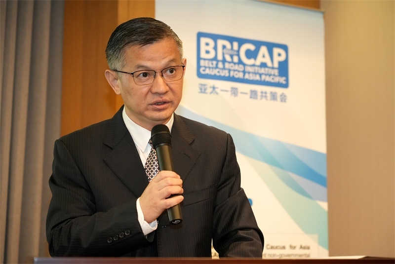 鄭學(xué)方作主旨演講。主辦方供圖