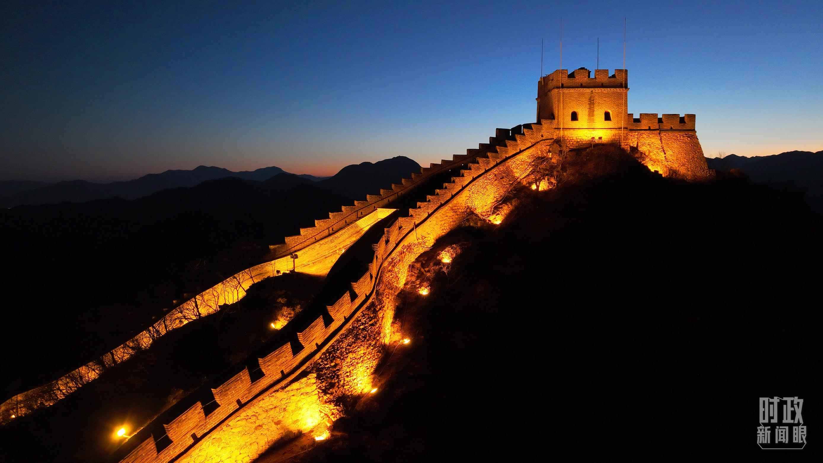 △北京居庸關(guān)長(zhǎng)城。（總臺(tái)央視記者范凱拍攝）