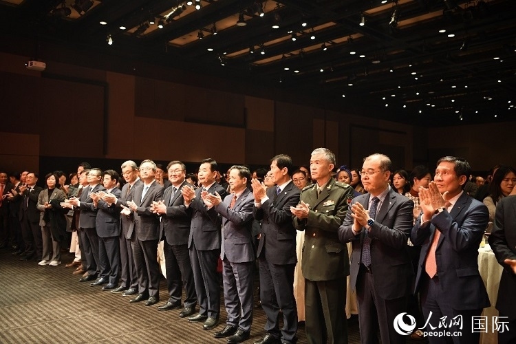 招待會(huì)現(xiàn)場(chǎng)。人民網(wǎng) 李帆攝