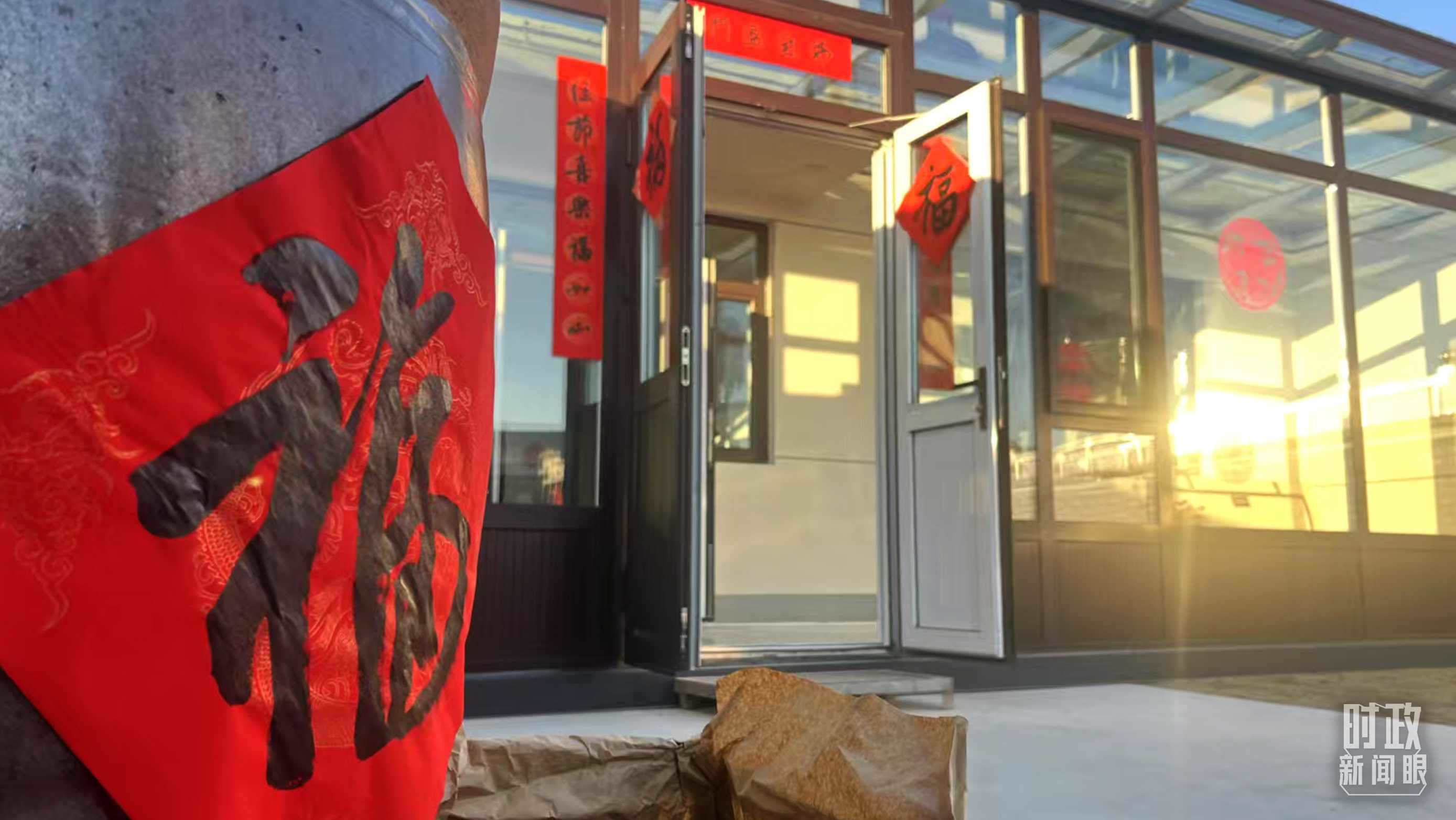 祝家溝村新居。（總臺(tái)央視記者李煒拍攝）