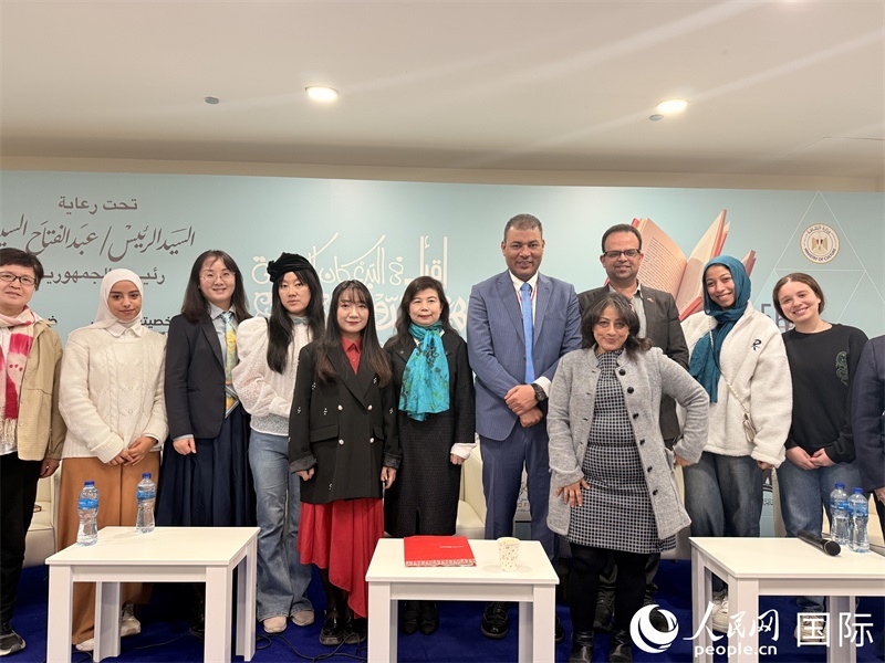 “中國與埃及：古往今來的聯(lián)系”主題分享會(huì)，人民網(wǎng)記者黃培昭攝