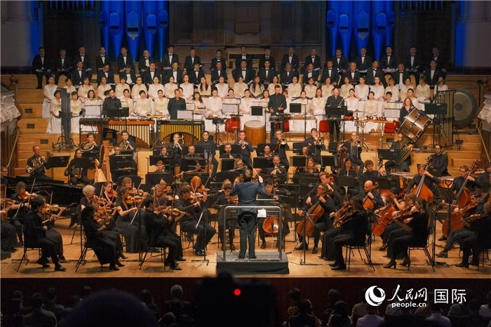 奧克蘭市政廳《空海》交響曲演出現(xiàn)場(chǎng)。張波若攝