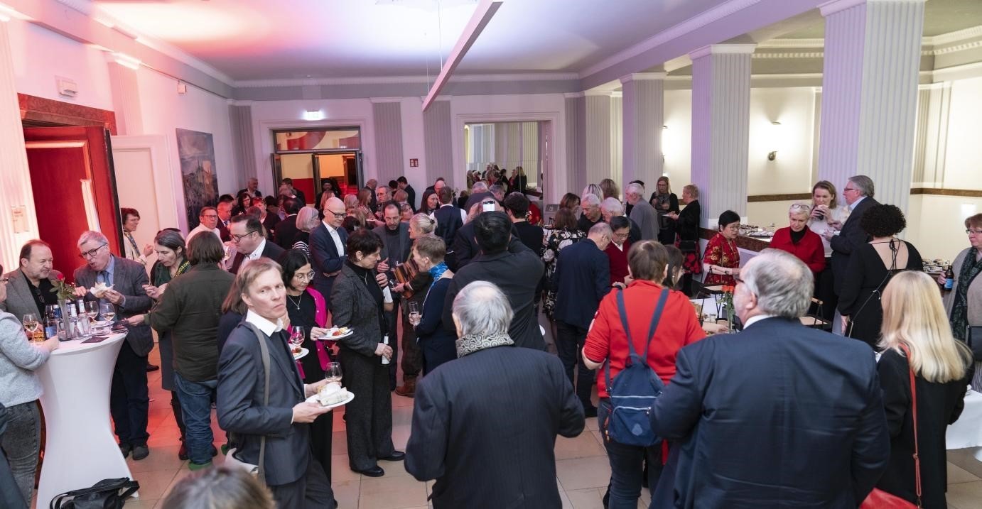 圖為新春酒會現場。紐倫堡-埃爾蘭根孔子學院供圖