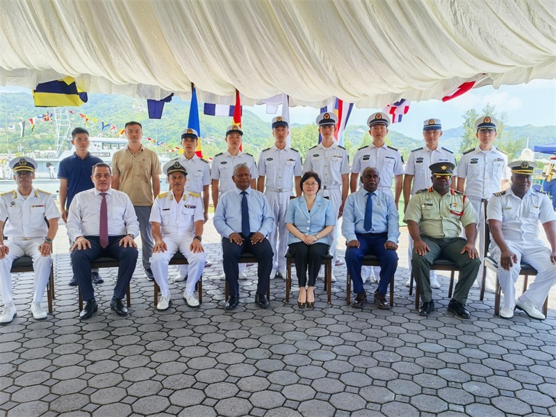 儀式現(xiàn)場。中國駐塞舌爾大使館供圖