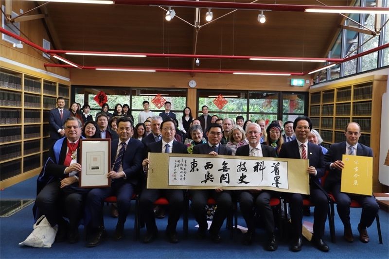 《宋畫全集》亮相劍橋大學(xué)李約瑟研究所。主辦方供圖