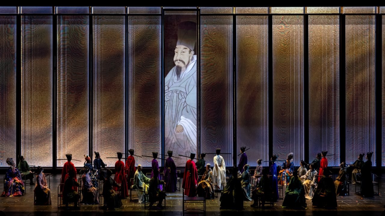 《蘇堤春曉》演出現(xiàn)場。國家話劇院供圖