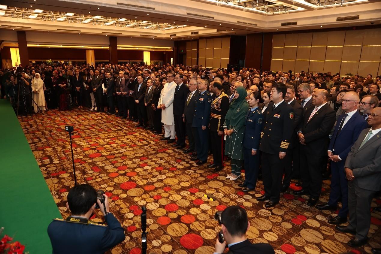 招待會現(xiàn)場。巴基斯坦駐華大使館供圖