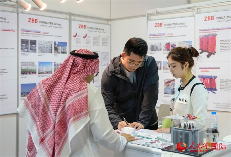 展會現(xiàn)場。人民網(wǎng) 塔里克·易卜拉欣攝