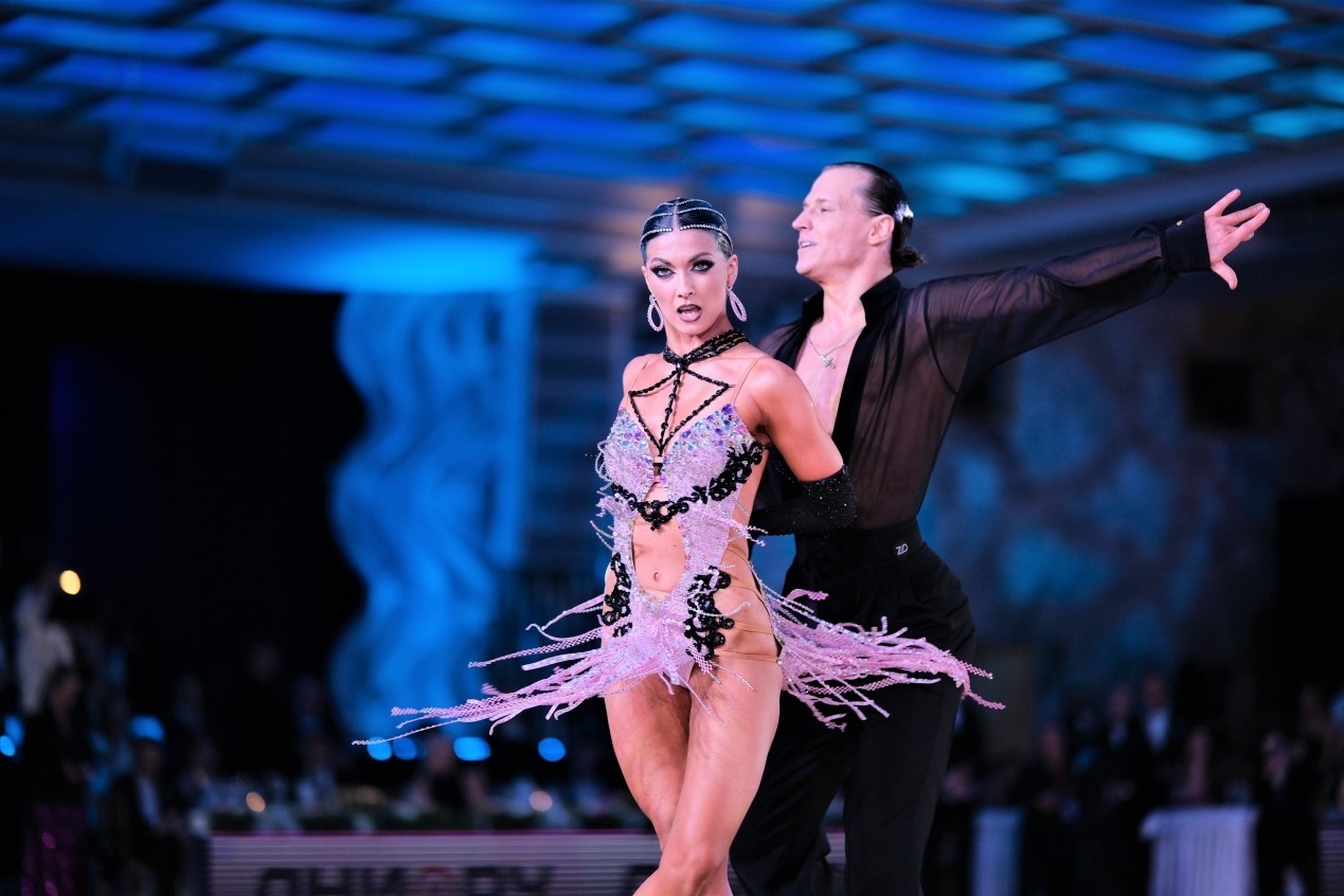 第七屆“克里姆林宮杯”國標舞錦標賽現(xiàn)場。于子恒攝