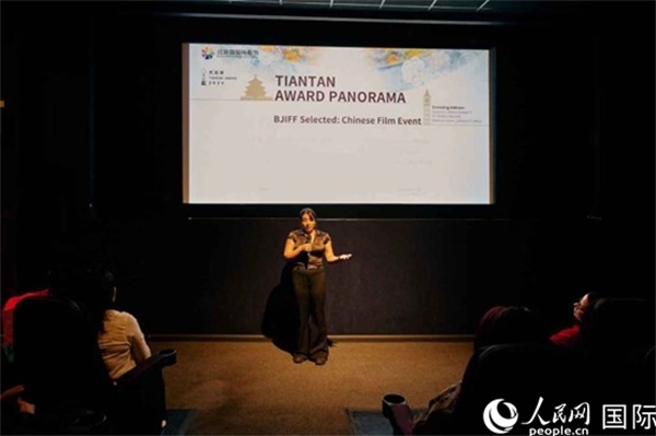 天壇映像全球巡展·倫敦站放映現(xiàn)場(chǎng)。楊浩鵬攝