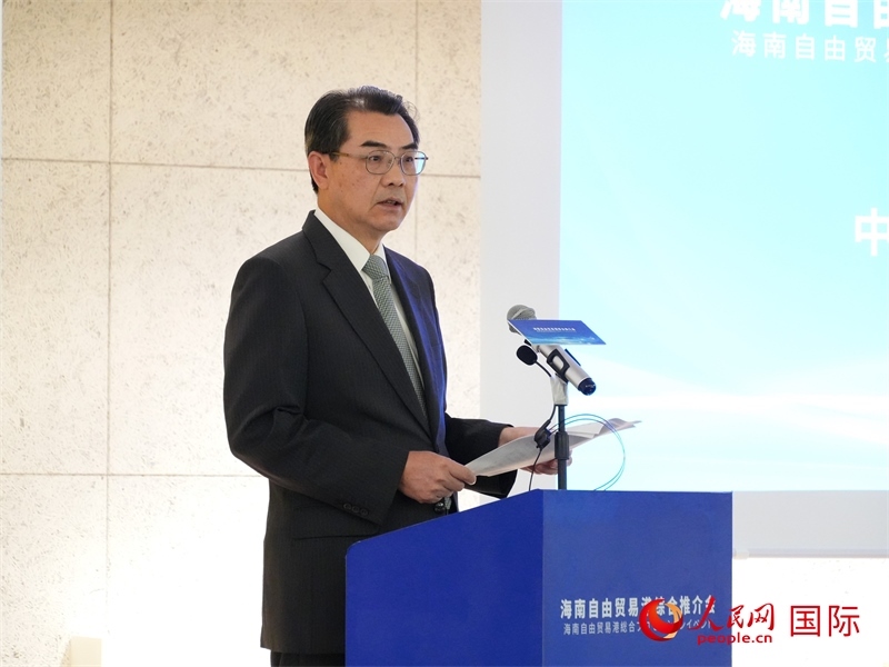 中國(guó)駐日本大使吳江浩致辭。人民網(wǎng) 許可攝