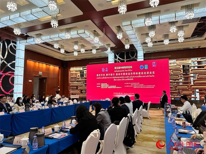 第五屆中泰智庫論壇現(xiàn)場。人民網(wǎng) 孫書宇攝