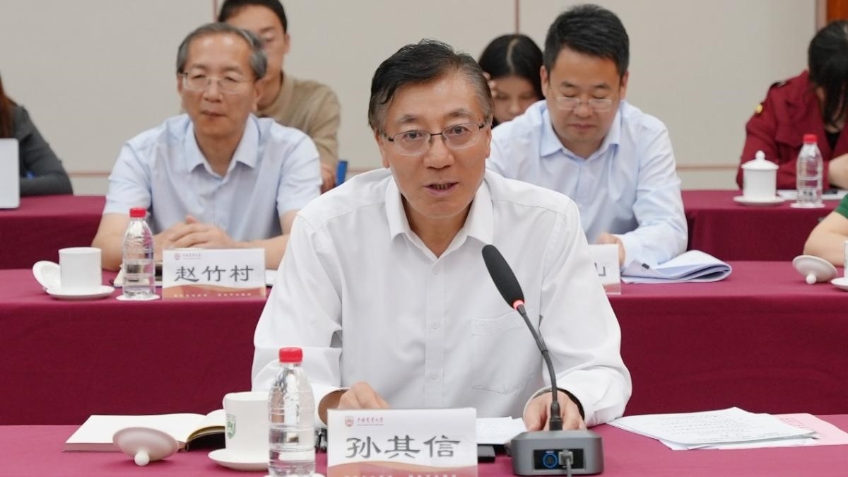 中國(guó)工程院院士、中國(guó)農(nóng)業(yè)大學(xué)校長(zhǎng)孫其信。校方供圖