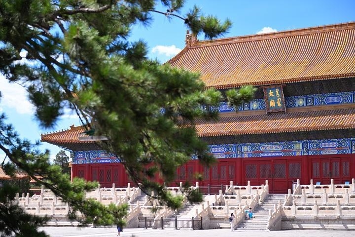 2023年7月8日拍攝的太廟享殿（也稱前殿）。